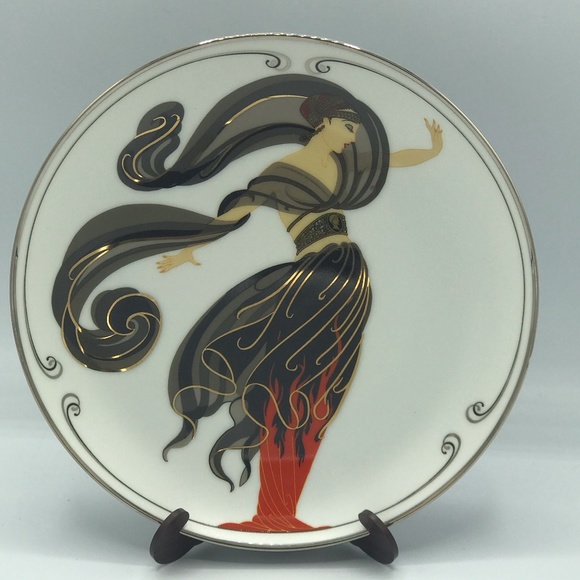 Franklin Mint Other - House of Erte Flames of Love plate